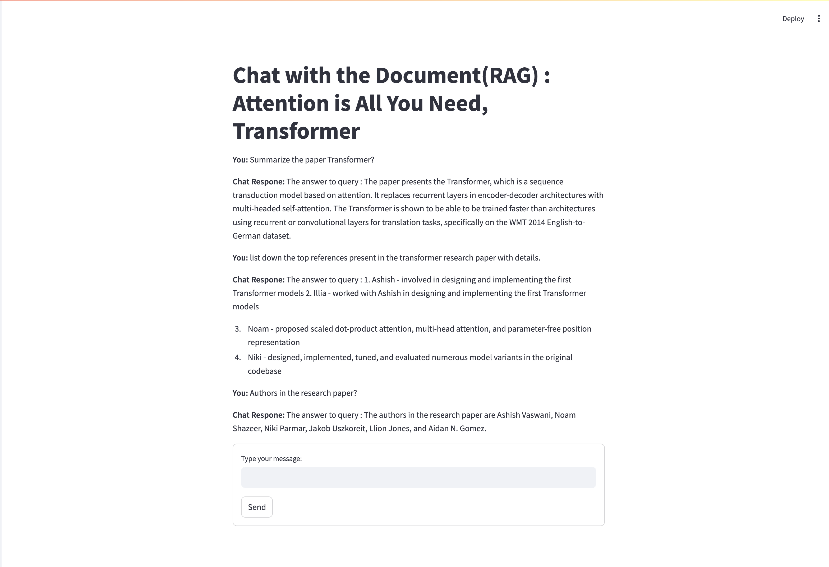 Retrieval Augment Generation(RAG): Chat with Documents